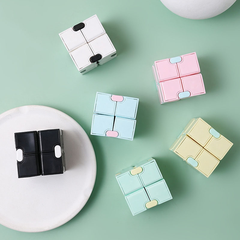 Bekreator Cute Mini Infinity Cube Fidget Toy for Kids Adults 1