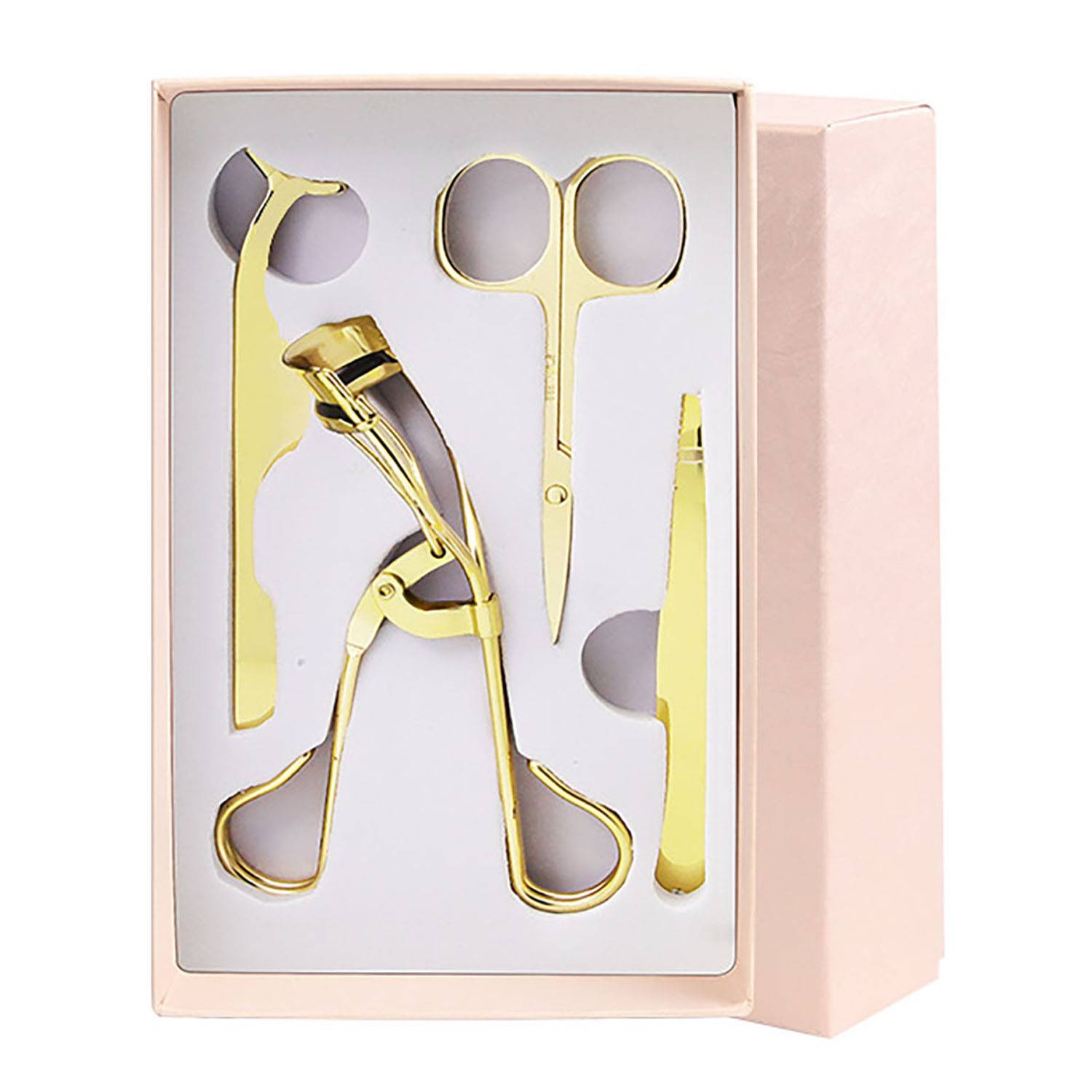 4 Pcs Portable Stainless Steel Makeup Tools Set 2