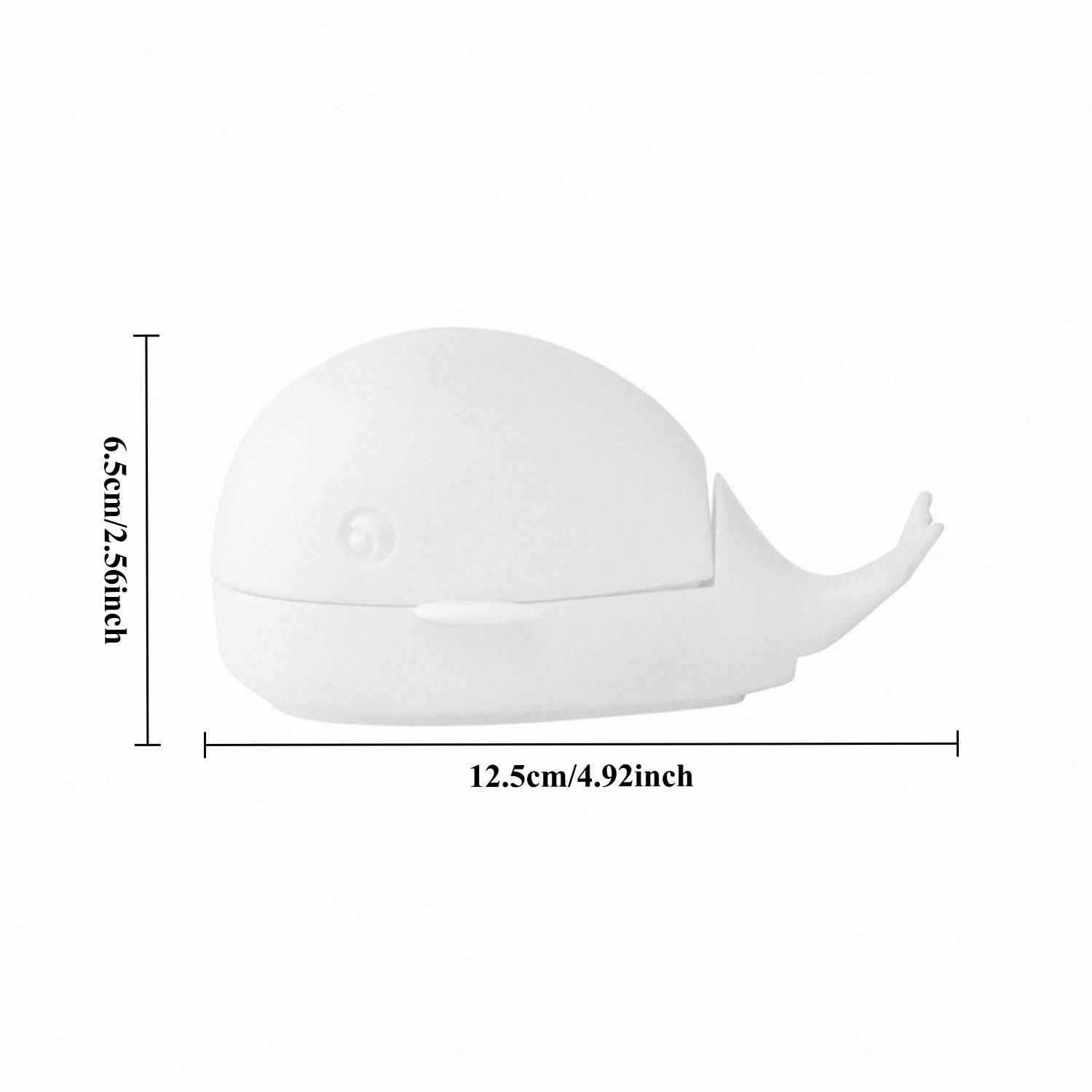 Plastic Detachable Whale Washing Brush 3
