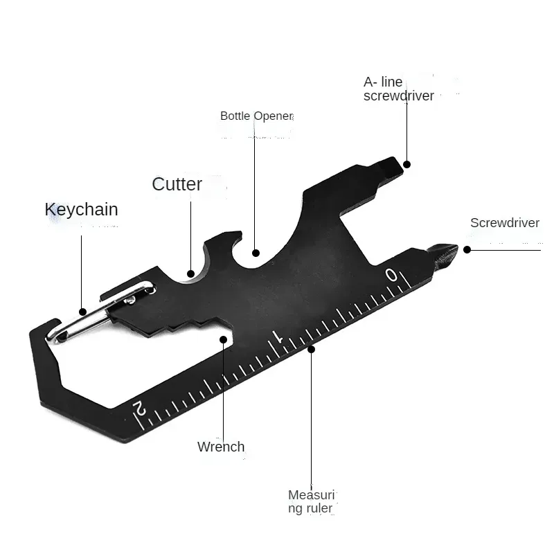 Multi Functional Bottle Opener With Mountaineering Buckle 6