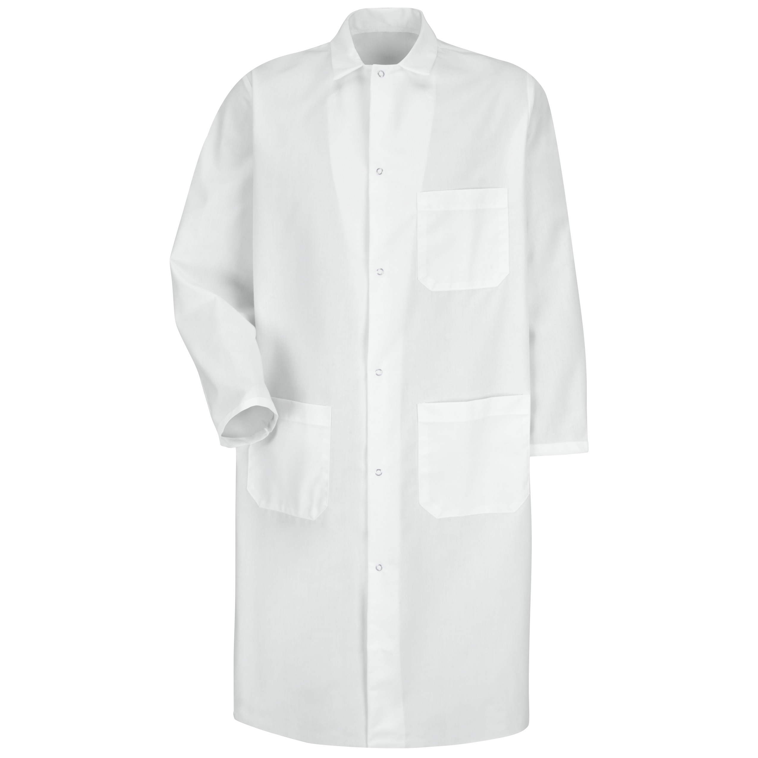 Red Kap® Gripper-Front Spun Polyester Butcher Coat with Exterior Pocket 2