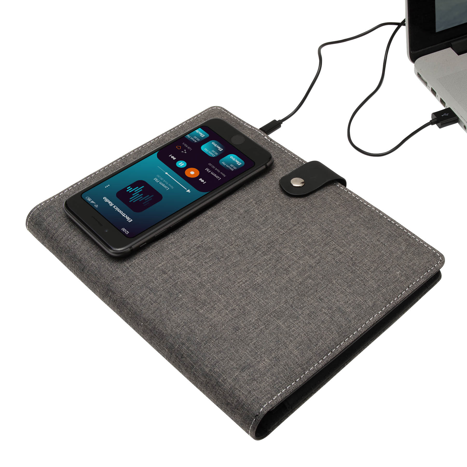 Navigate Notebook w/ Wireless Phone Charger 6