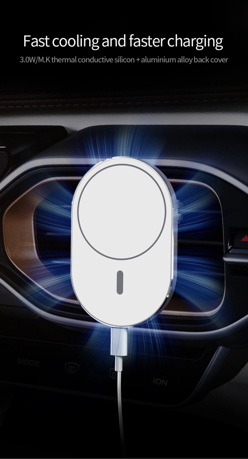 Magnetic Wireless Car Charger 9