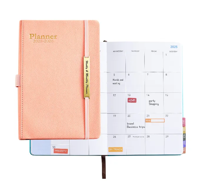 2025-2026 A5 Leather 18 Months Planner Notebook 9