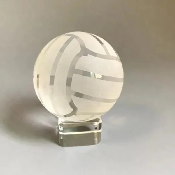 Personalized Crystal Ball Award 11