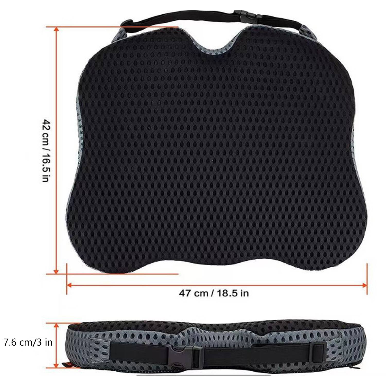 Custom Car Breathable And Elevated Cushion 4