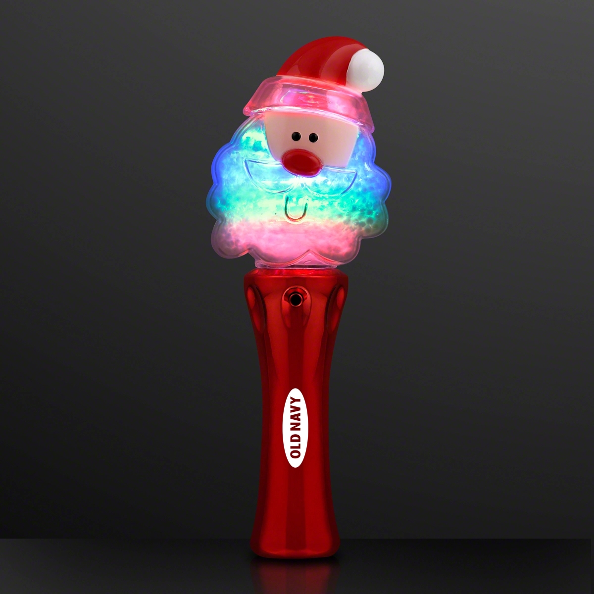 LED Santa Claus Spinning Light Wand 2