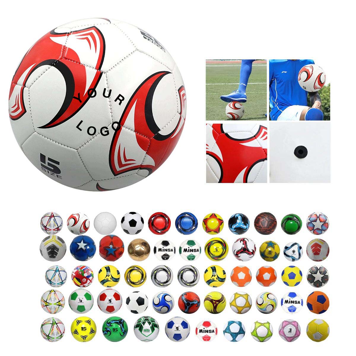 PVC Soccer Ball for Sports Camps and Recreation 4