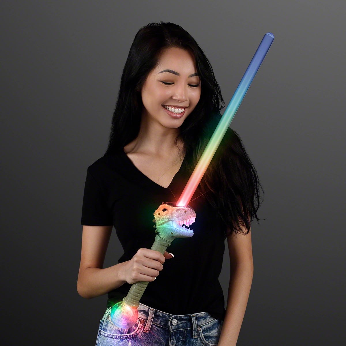 Light Up T-Rex Dinosaur Sword 2