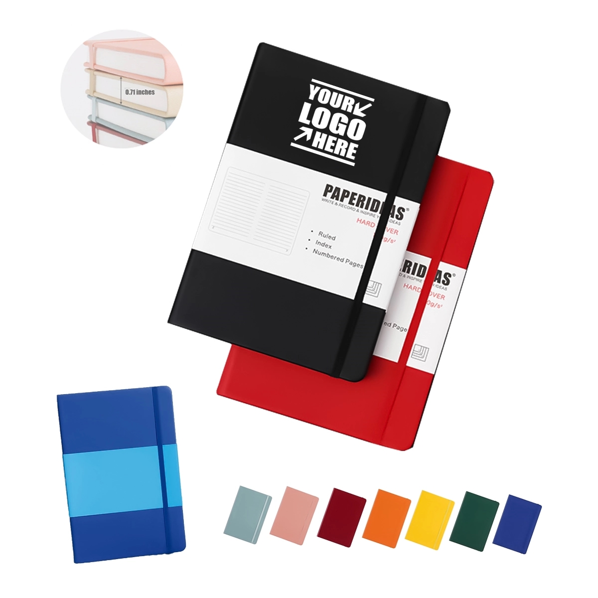 Pu A5 200 Pages Business Notepad 2