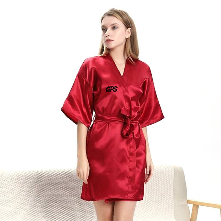 Imitation Silk Robe 2