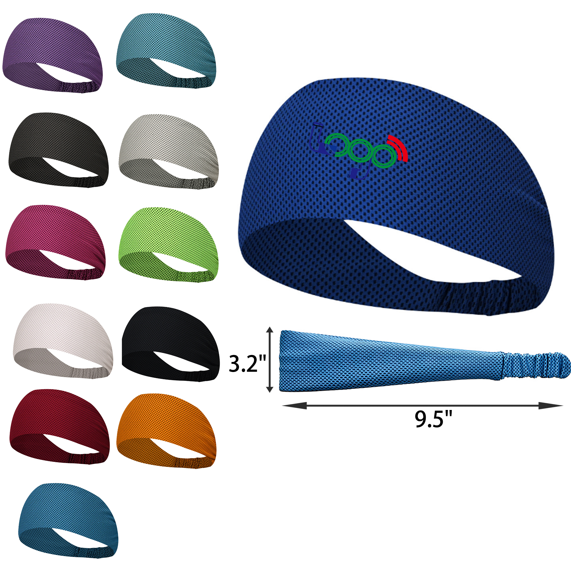 Stylish Ice Cooling Elastic Sport Headband 2