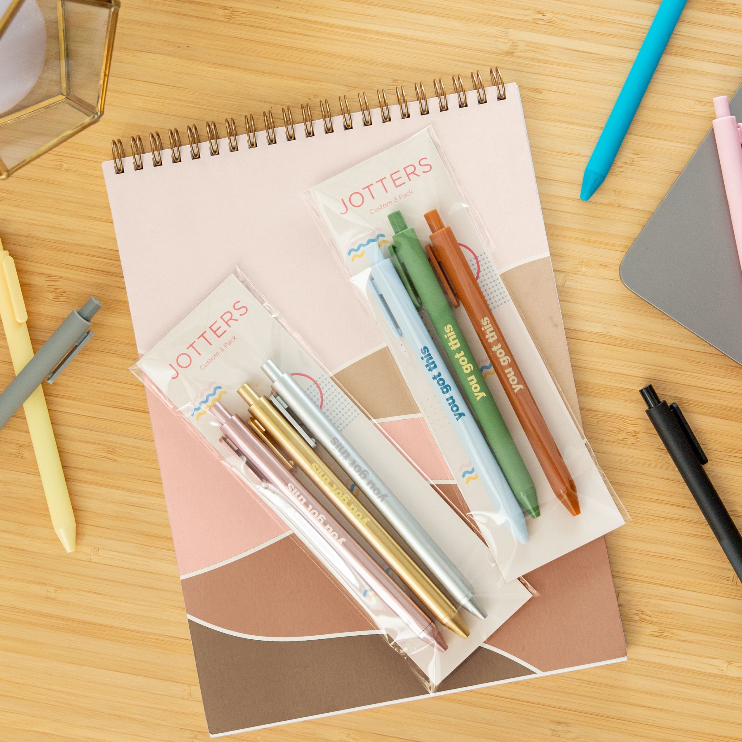 CUSTOM PEN PACKS - 3 PACK - JOTTER