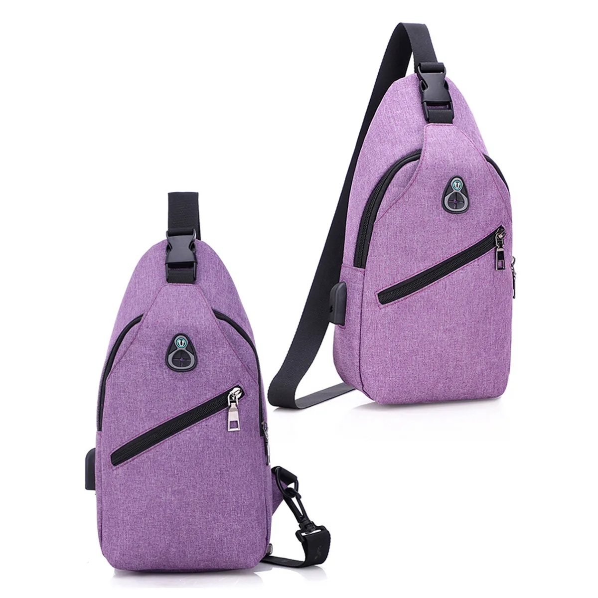 Custom Chest Unisex Messenger Crossbody Fanny Bags 4