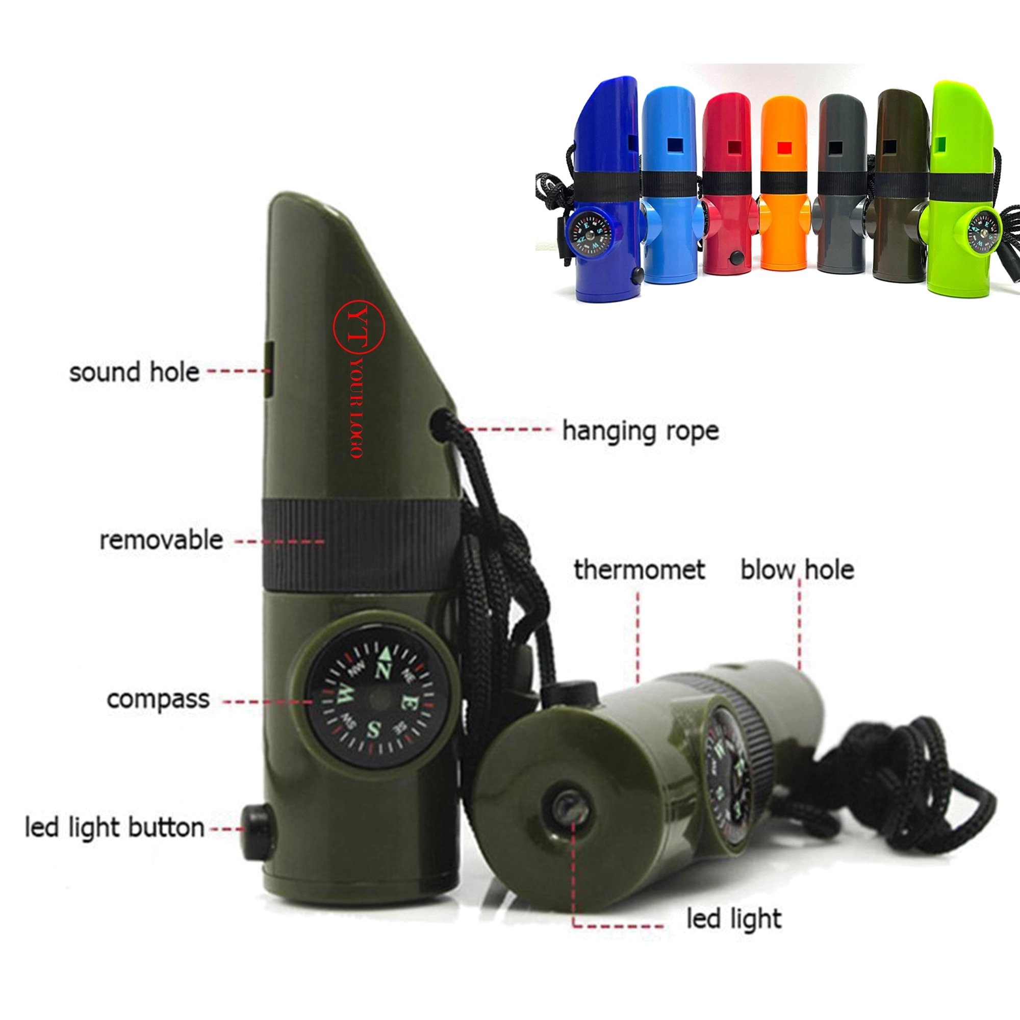 Multifunctional Survival Whistle 3