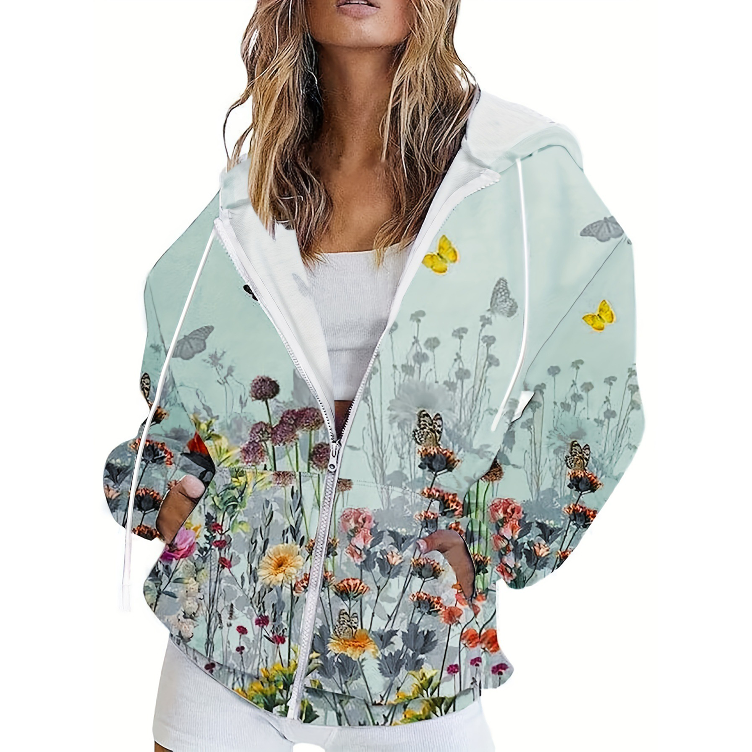 Winter Women's Zip-Up Casual Hoodie Jacket 3