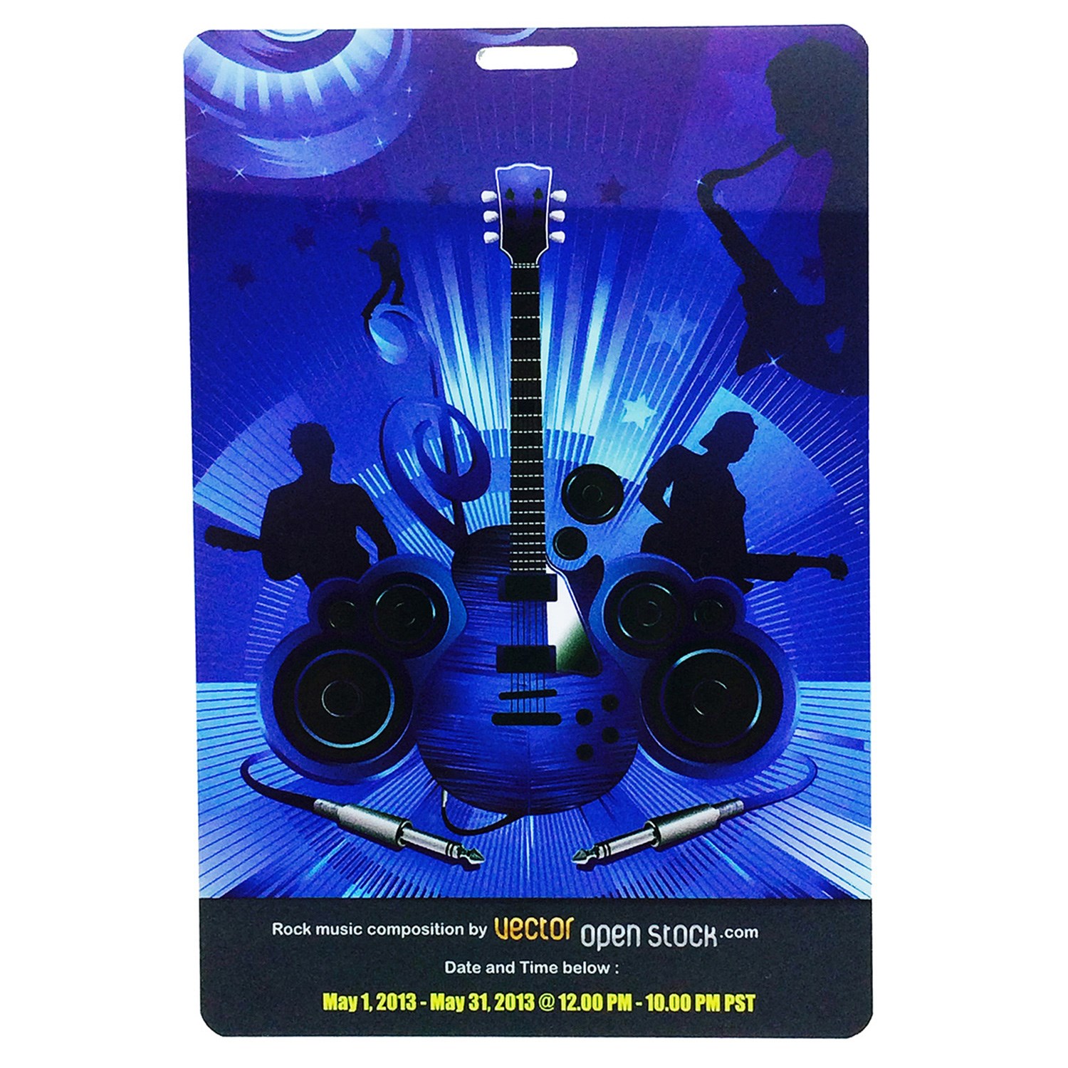 6 inch x 4 inch Full Color PVC Badge 3