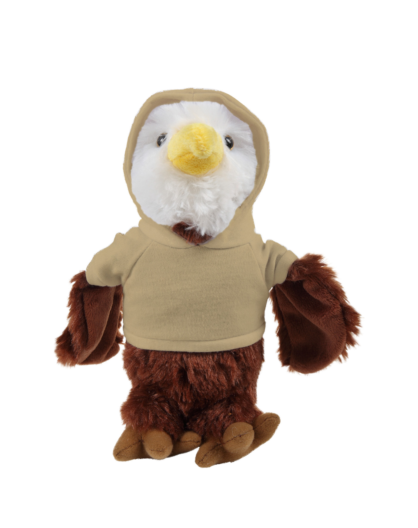Soft Plush Eagle wearing a Hoodie 15