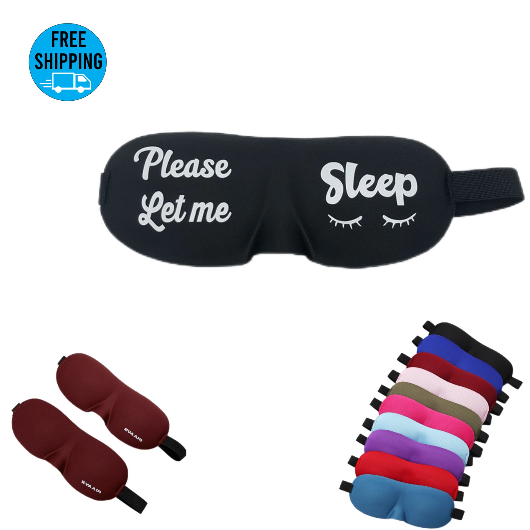 3D sleeping Eye Mask with Nose pad 1