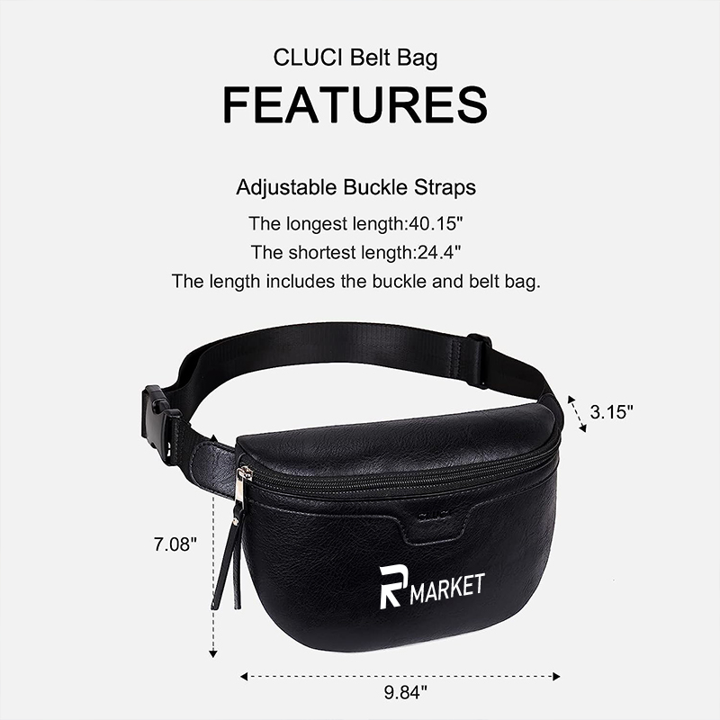 Versatile Waterproof Waist Pack made of durable IPX4 waterproof nylon material 3