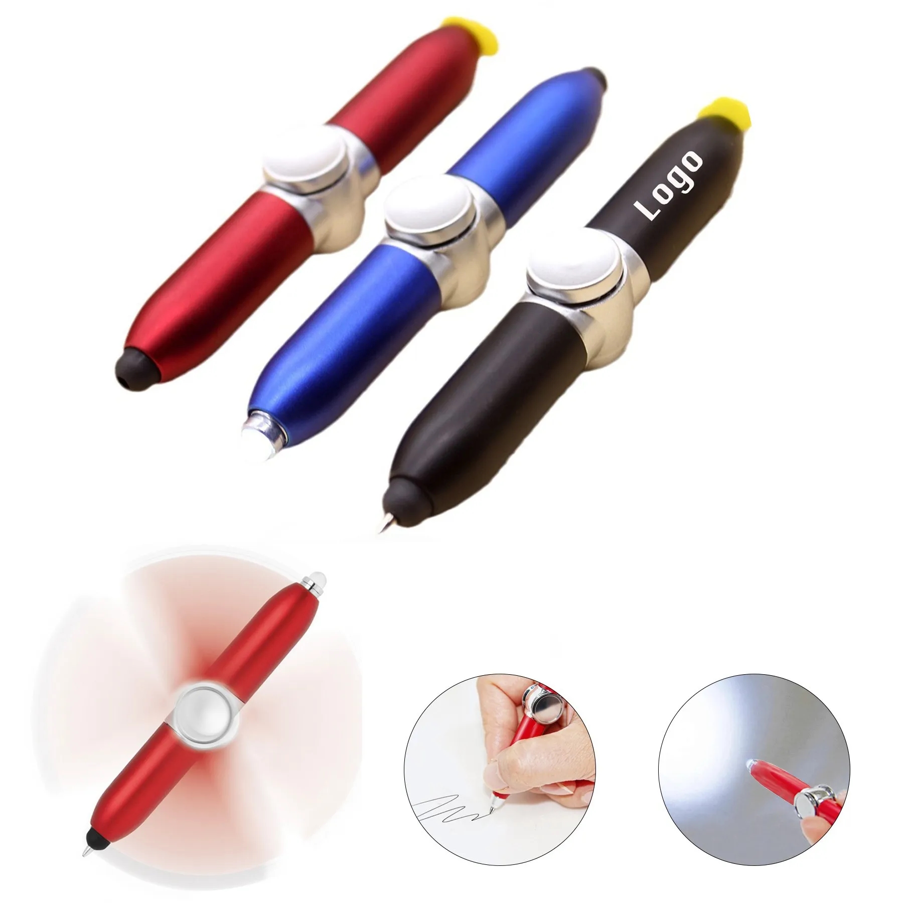Stylus-404 LED Fidget Spinner Pen 9