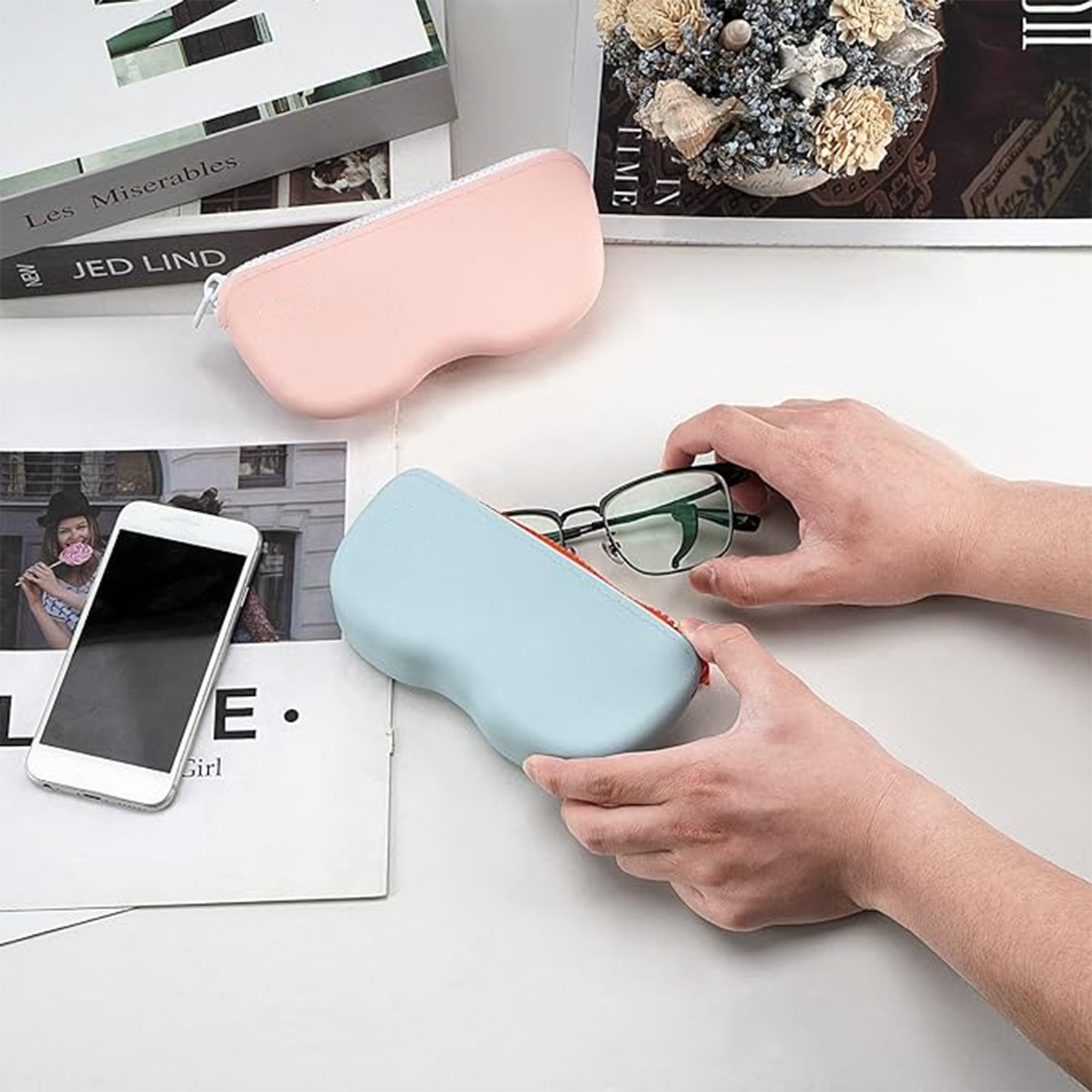 Silicone Glasses Pouch Travel Storage Bag 2