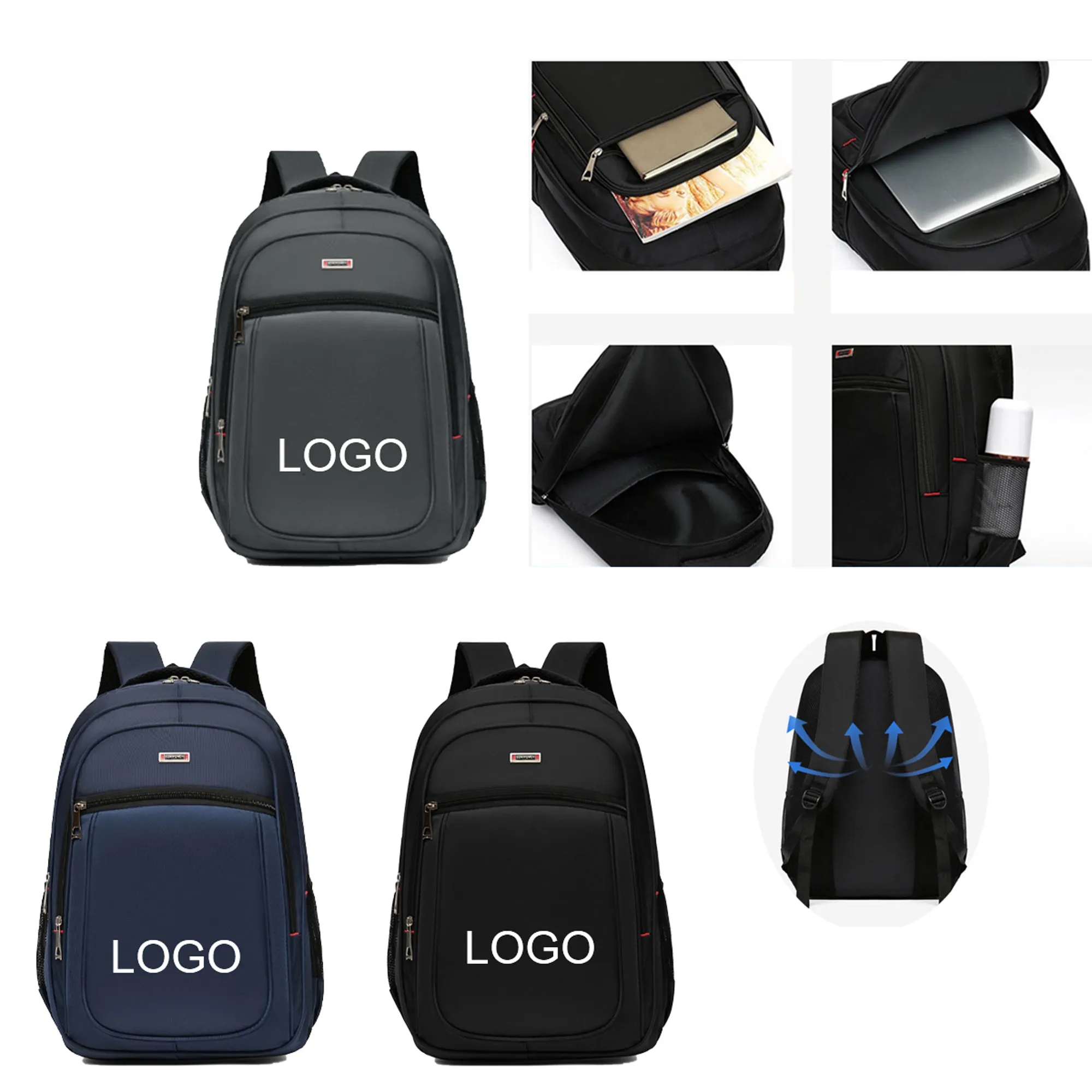 Large Capacity Portable Computer Backpack 2