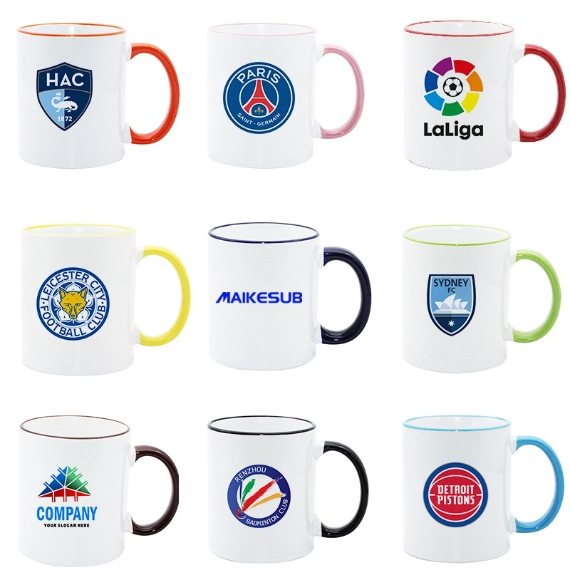 11 oz White Ceramic Sublimation Coffee Mug 1