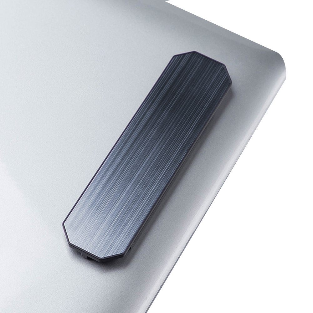 Striped portable plastic magnetic adhesive computer phone stand 6