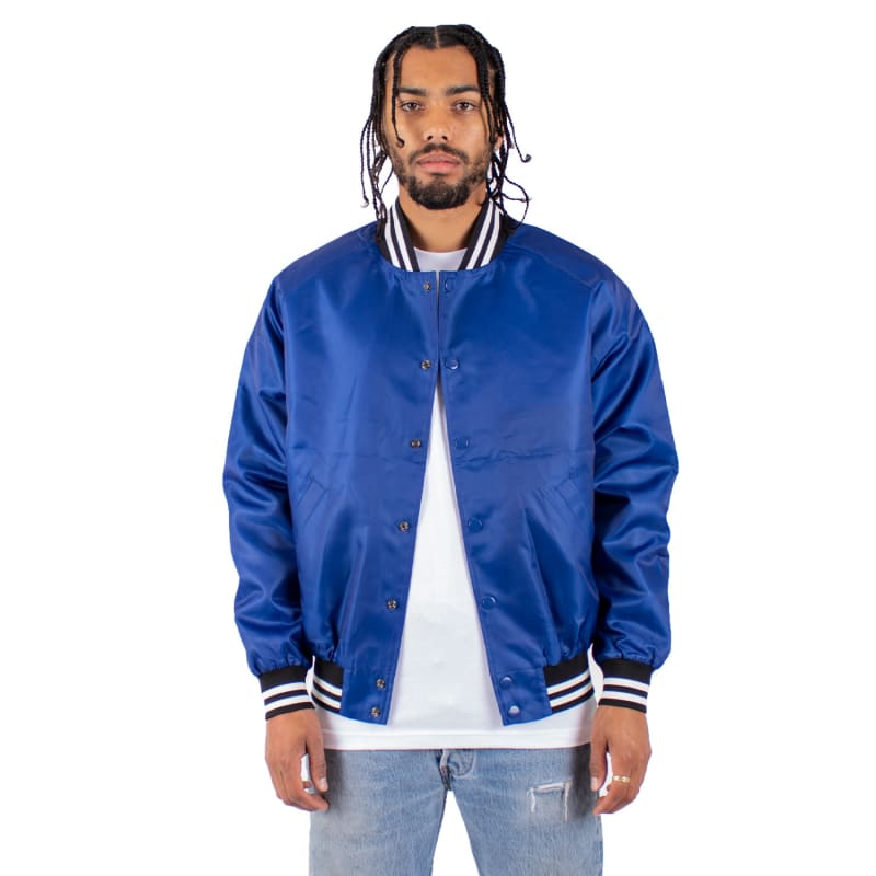 Shaka Wear Men's Varsity Bomber Jacket 8