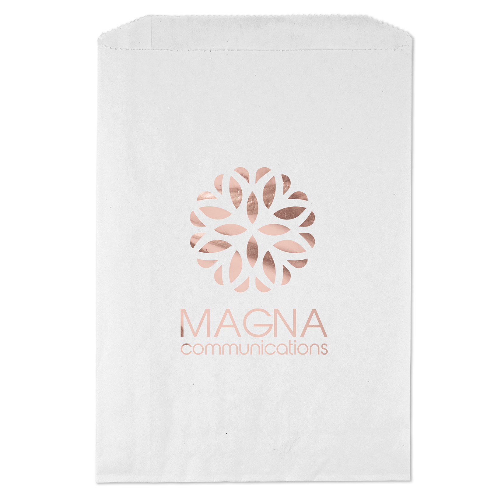 7 1/2W x 10 1/2H - Merchandise Bag - Foil Print