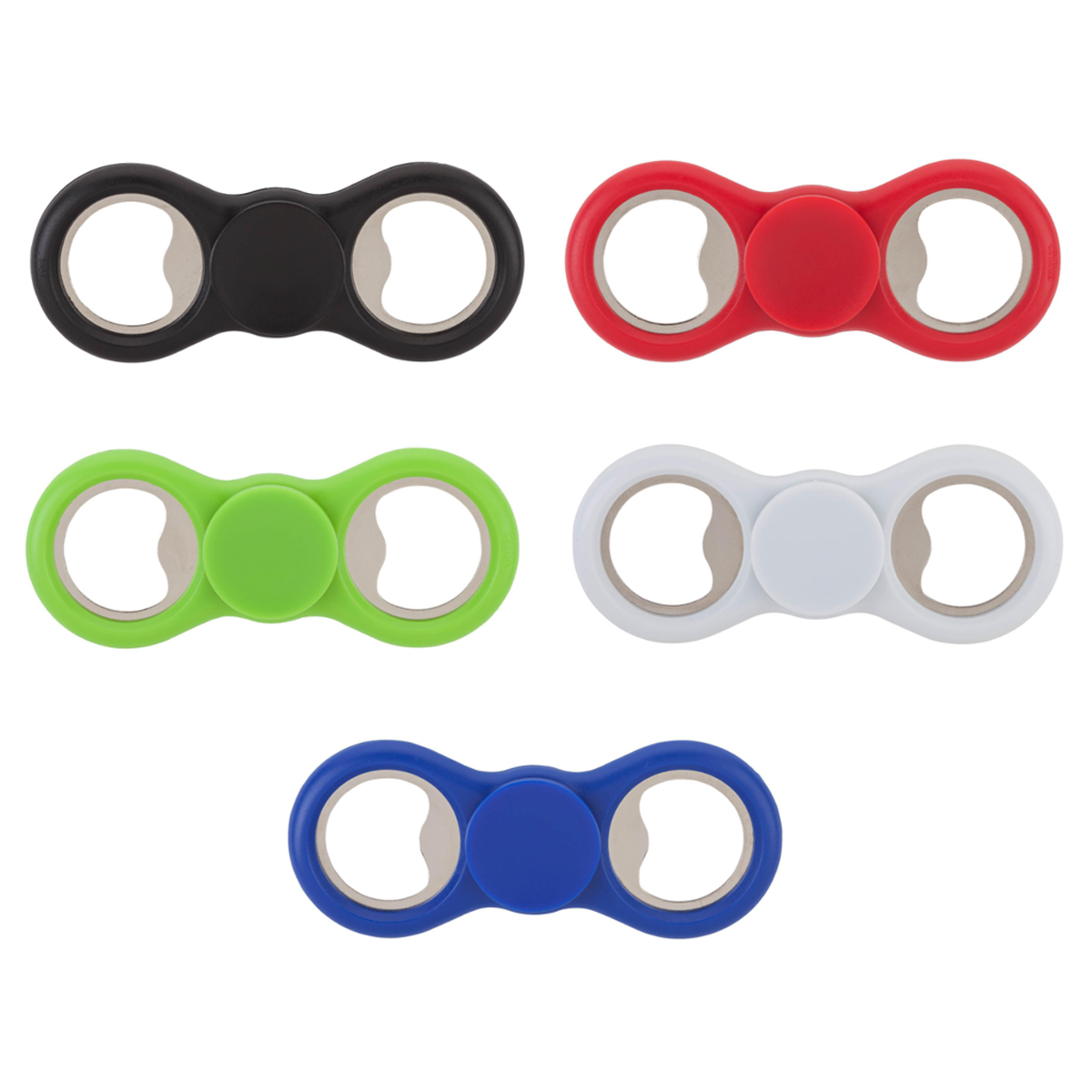 Double Headed Bottle Opener with Spinner Grip 2