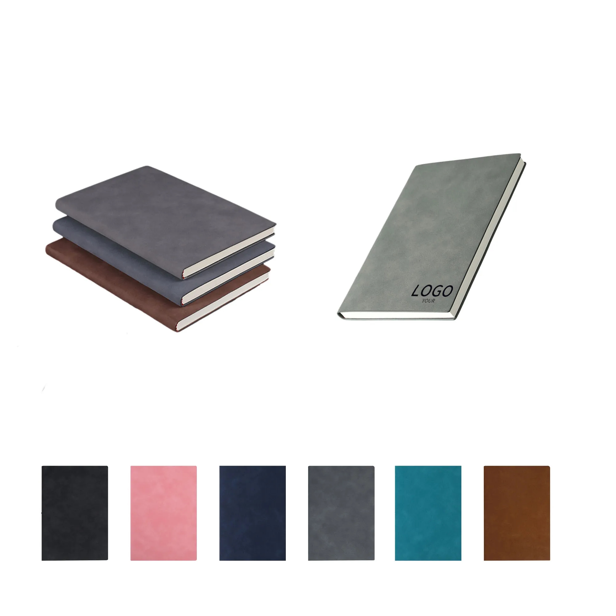 A5 Leather Business Soft Cover Notebook 10