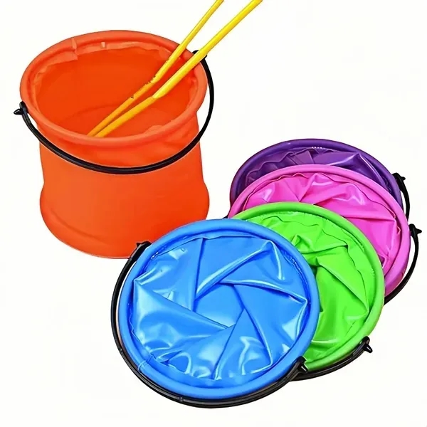 Portable Water Bucket with Collapsible Design and Handle 2