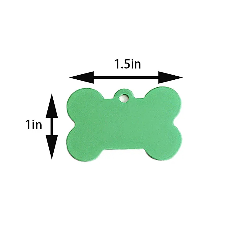 Pet ID Tags With Bone Shaped 3