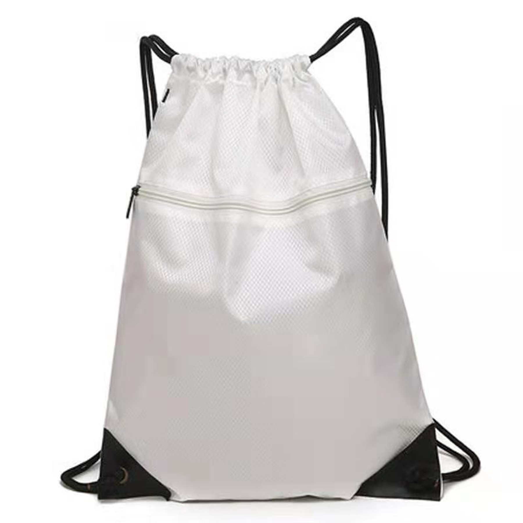 Drawstring Backpack with Front Zipper Pocket 5