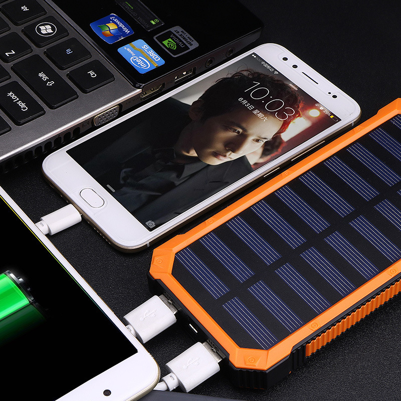 10,000mAH Portable Solar Power Bank 4