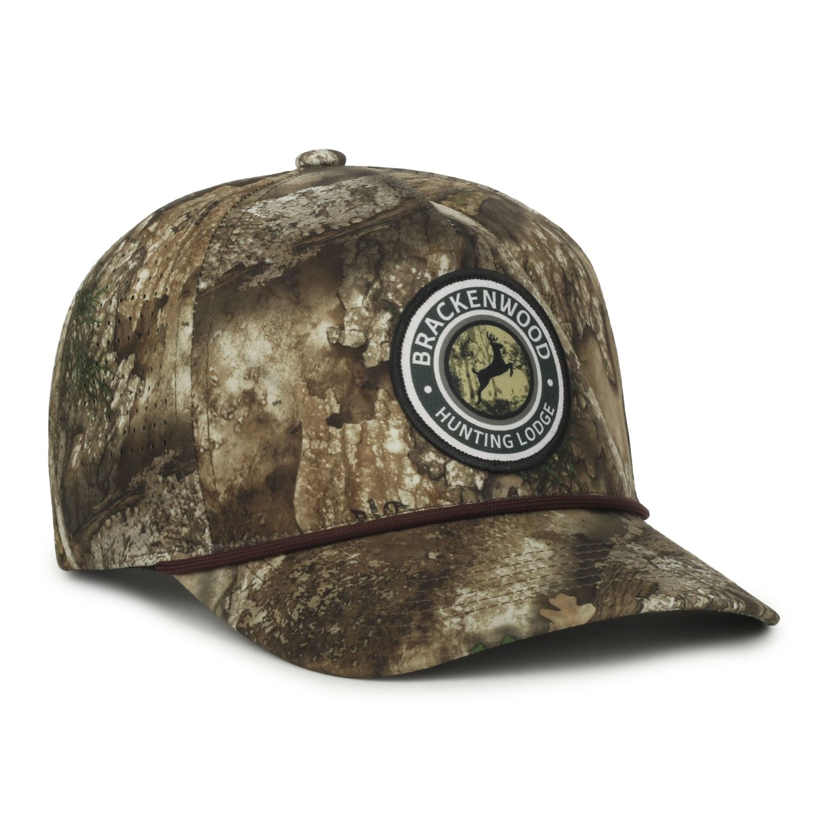 Perforated Camo 5-Panel
