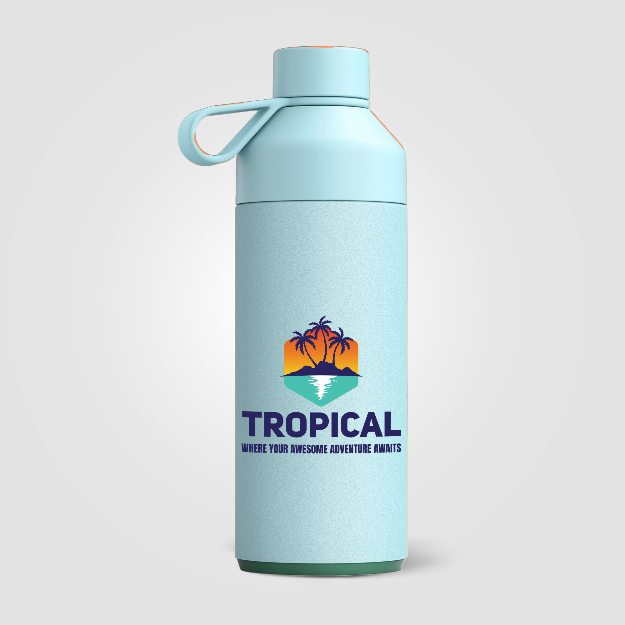 Big Ocean Bottle 34 oz, custom water bottle with logo imprint 60