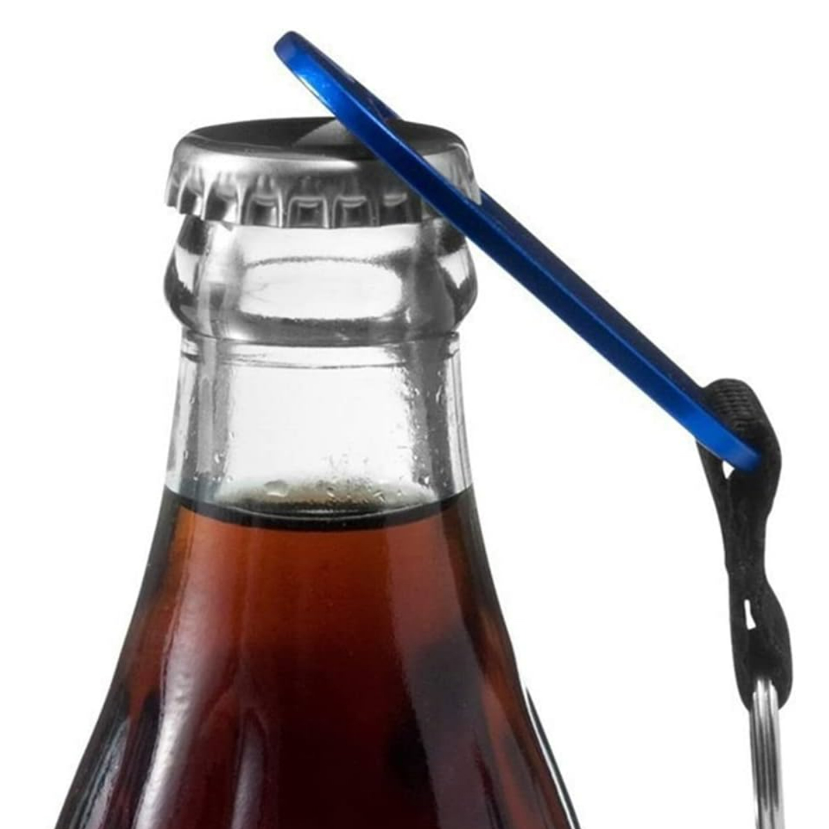 Aluminum Bottle Opener Keychain with Nylon Strap 3