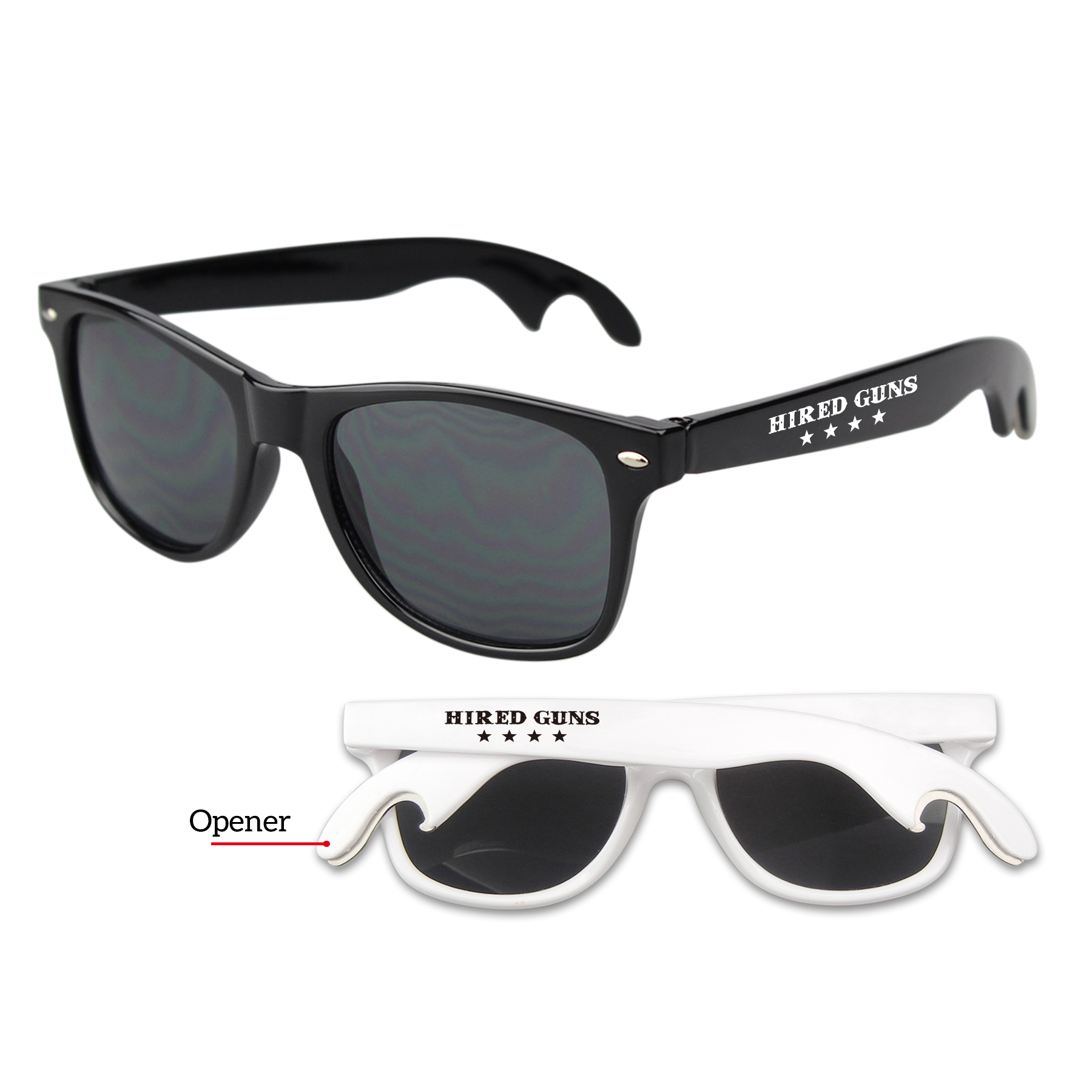 Sunglasses with Bottle Opener 1