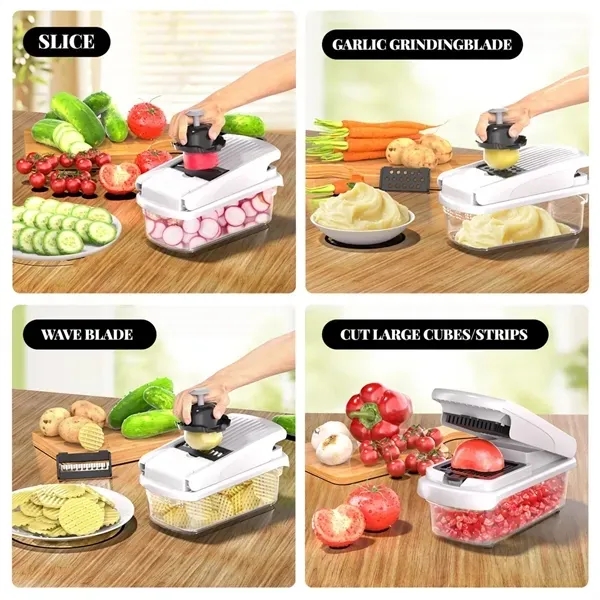 Multi-Function Kitchen Vegetable Cutter Set - 15 Blades 3