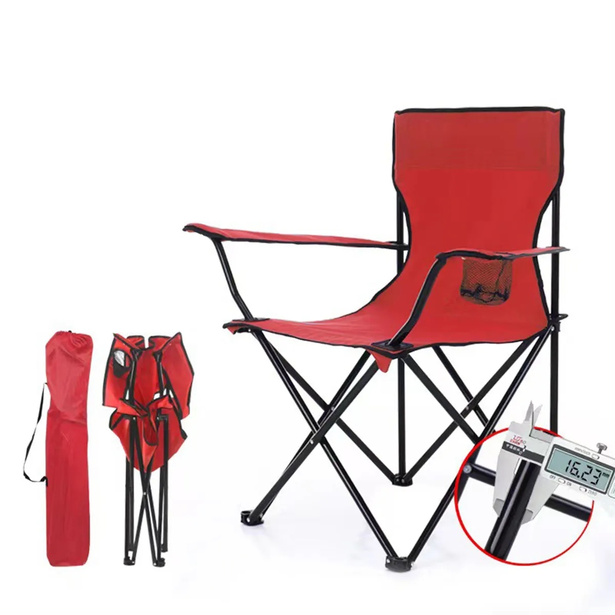 Folding Portable Lightweight Camping Chair with Cup Holder 9