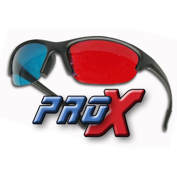 3D Glasses - Plastic ProX - Red/Cyan Lenses - Stock 2