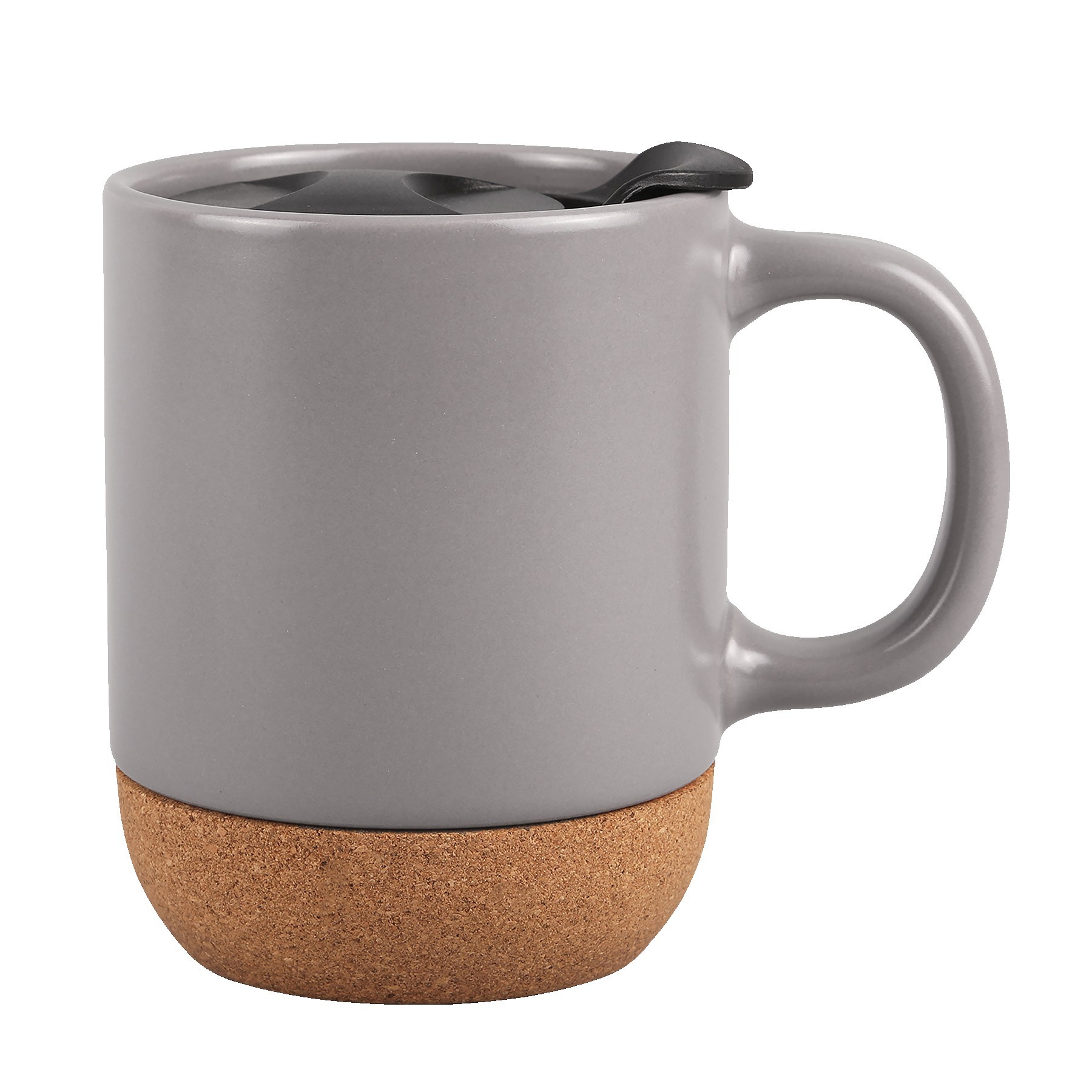 12 oz Cork Base Splash-Proof Ceramic Coffee Mug 2