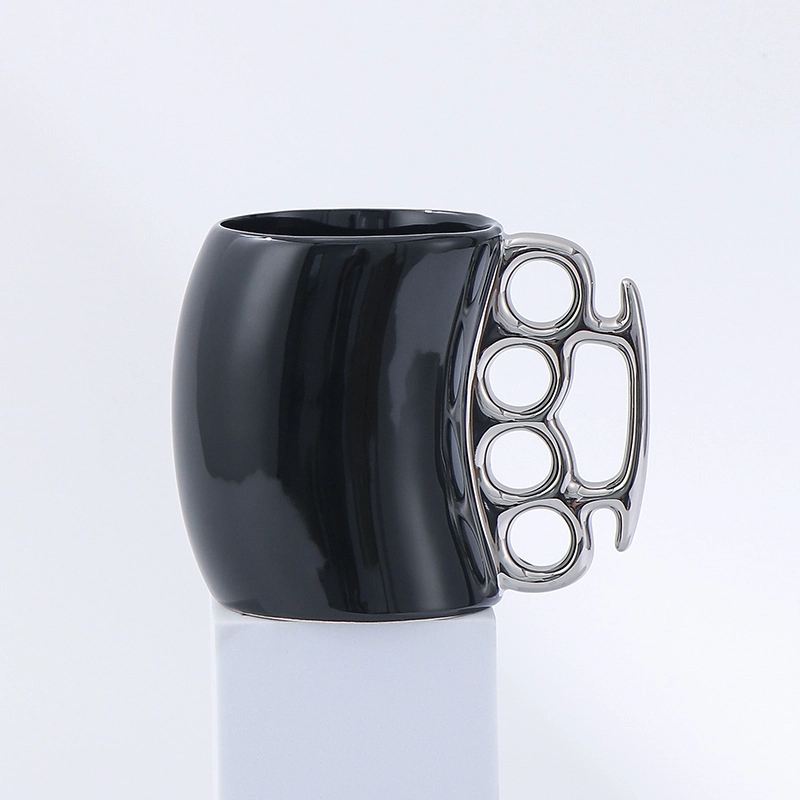Custom 13.5 oz Fisticup Ceramic Knuckleduster Mug 3