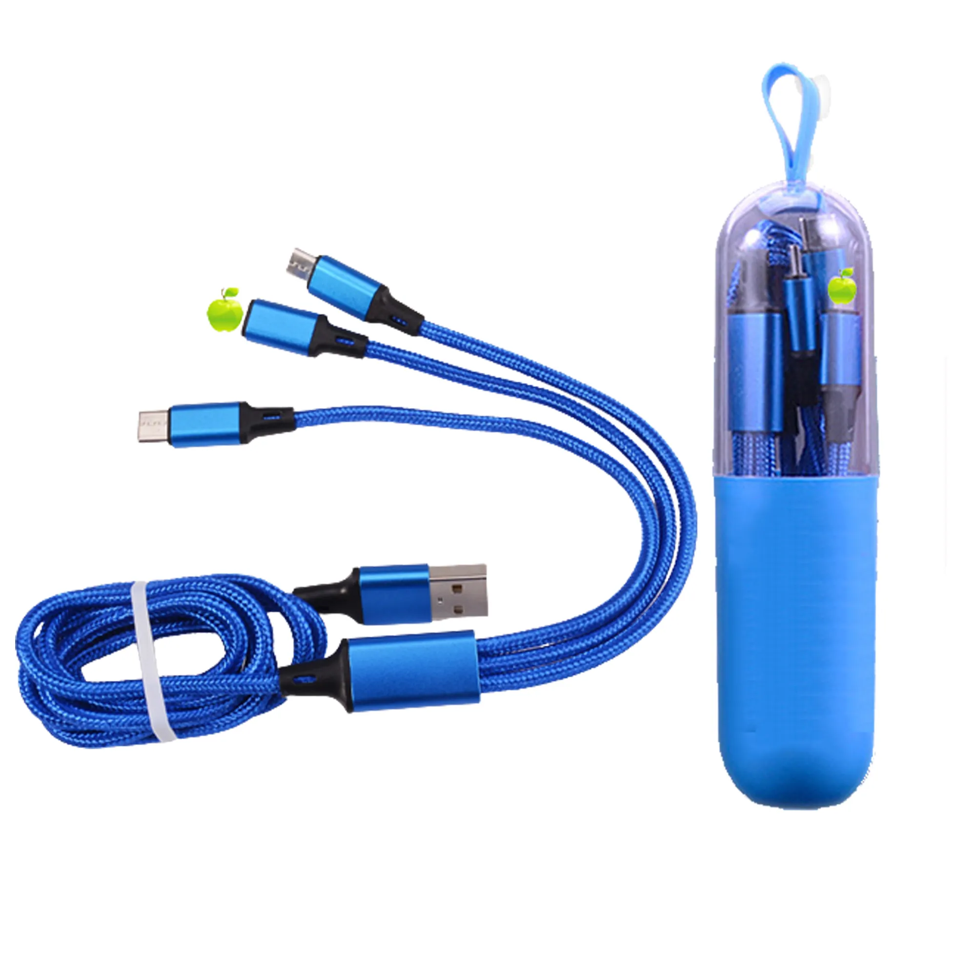 3 in1 Multifunctional USB Charging Cable With Case 5