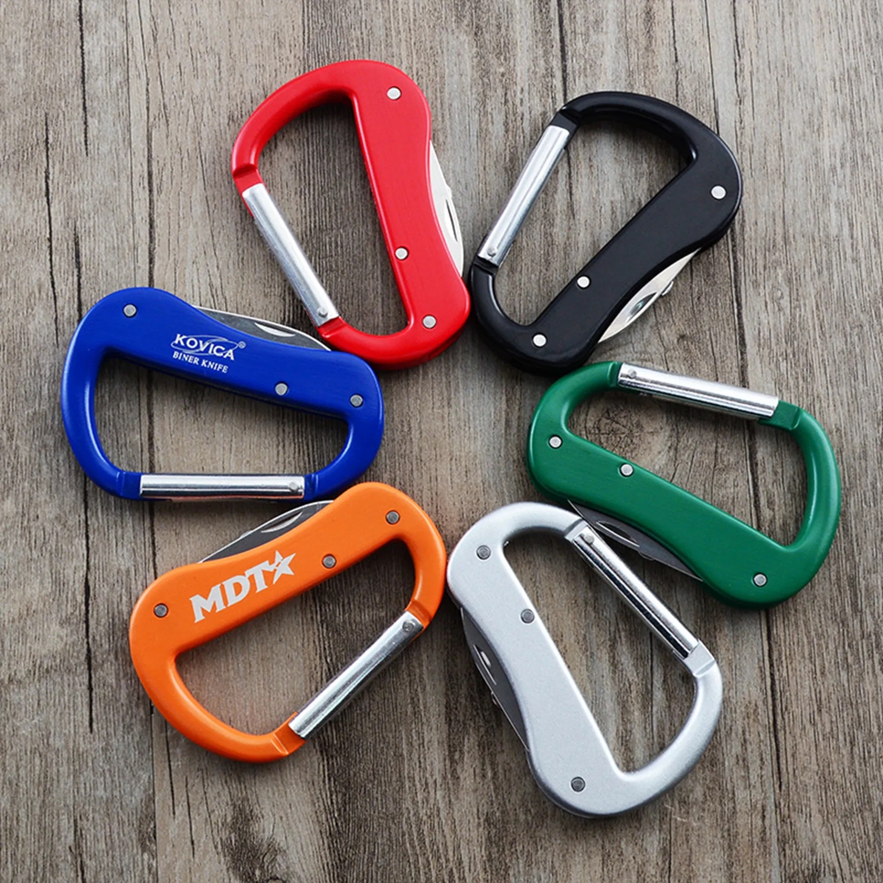 Metal D-type Multifunctional Climbing Carabiner 6