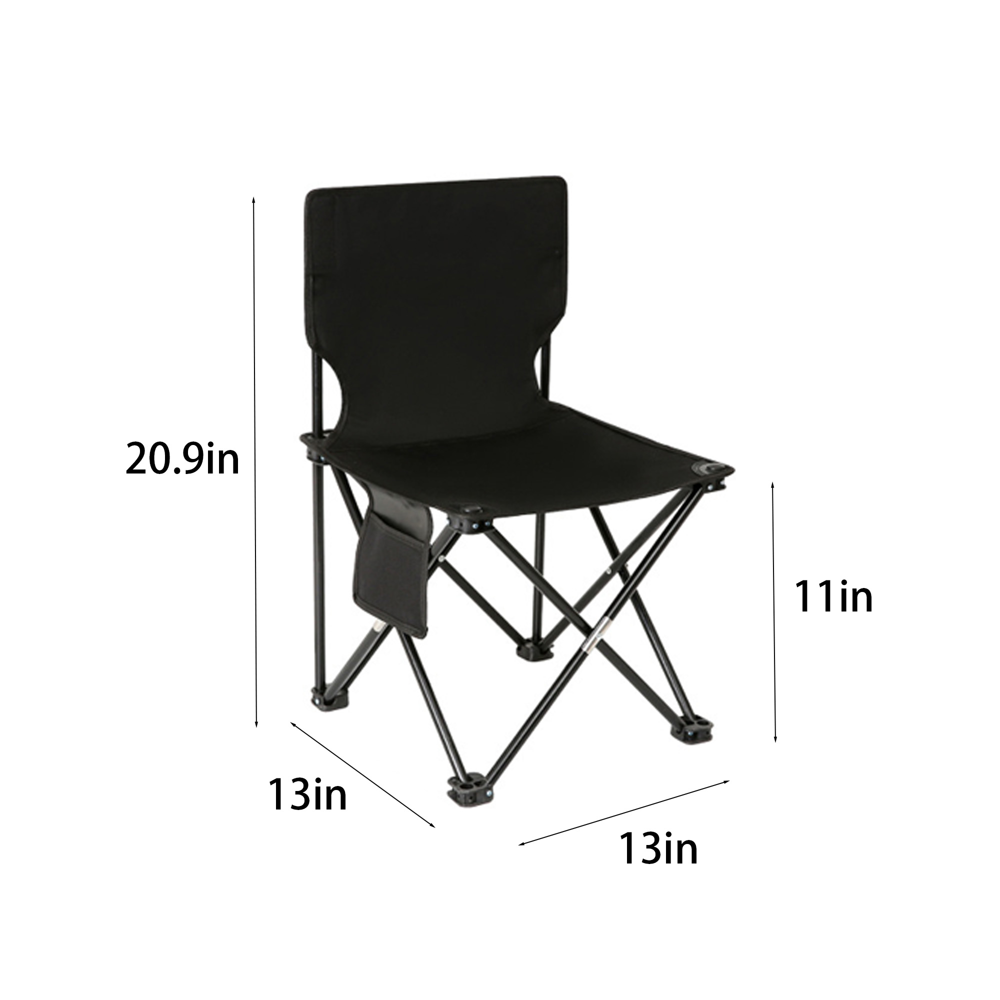 Folding Outdoor Chair with Side Pocket 2