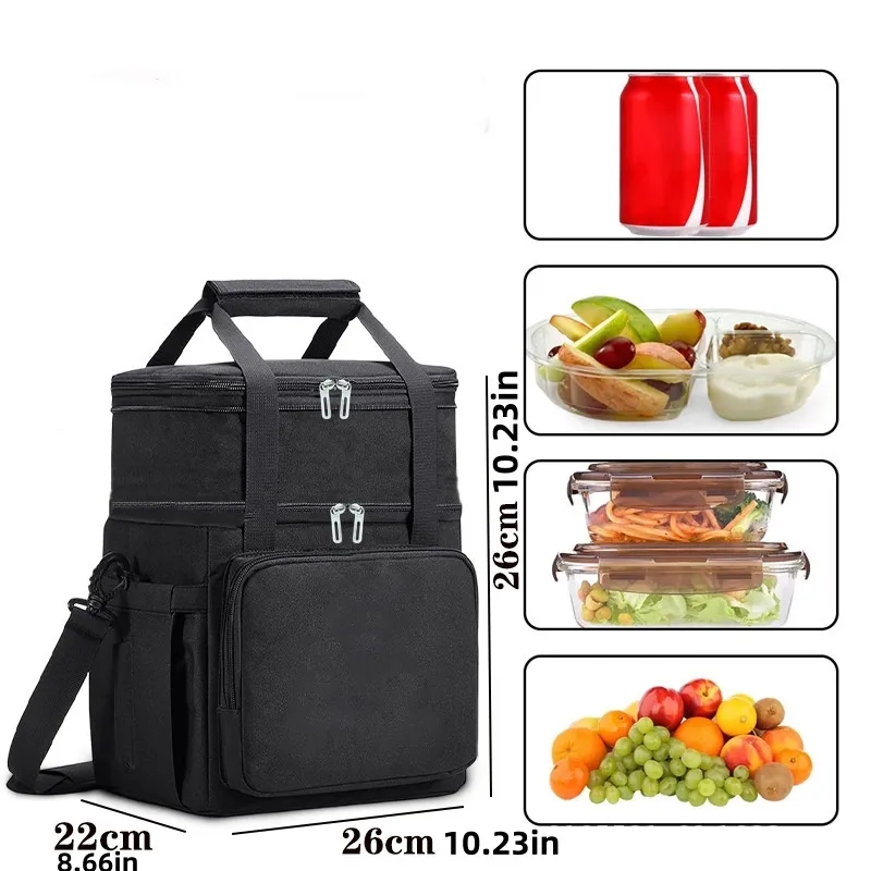 Customized double-layer lunch box bag insulation bag 2